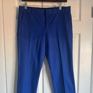 Banana Republic Ryan Bi-Stretch Royal Blue Ankle Pants